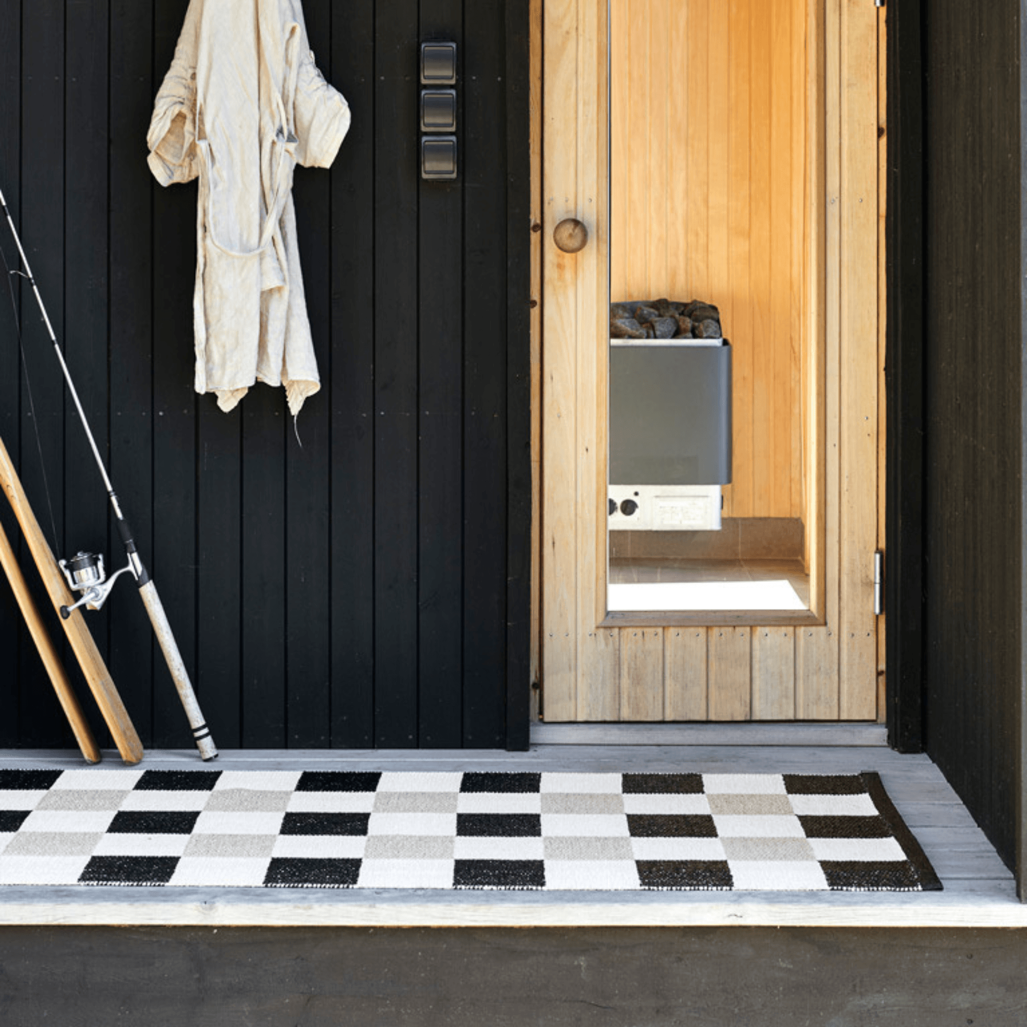 Pix Rug - Black - Sea Green Designs