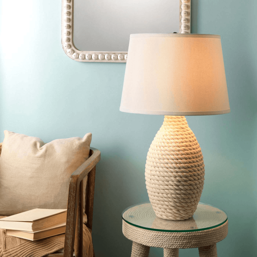 Rope Table Lamp - Sea Green Designs