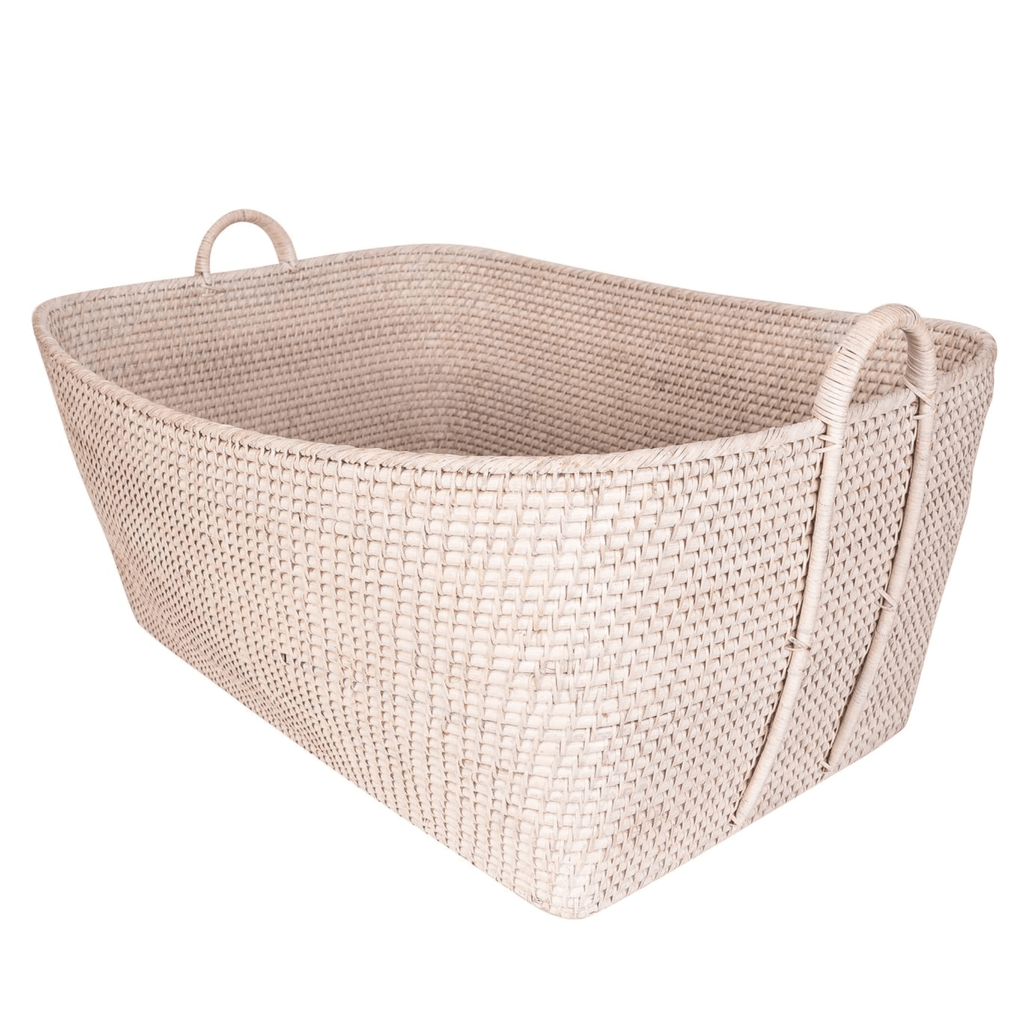 Saboga Home Everything Basket with Hoop Handles - Sea Green Designs