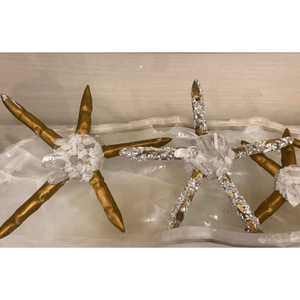 Salvaged Starfish with Quartz - Sea Green Designs