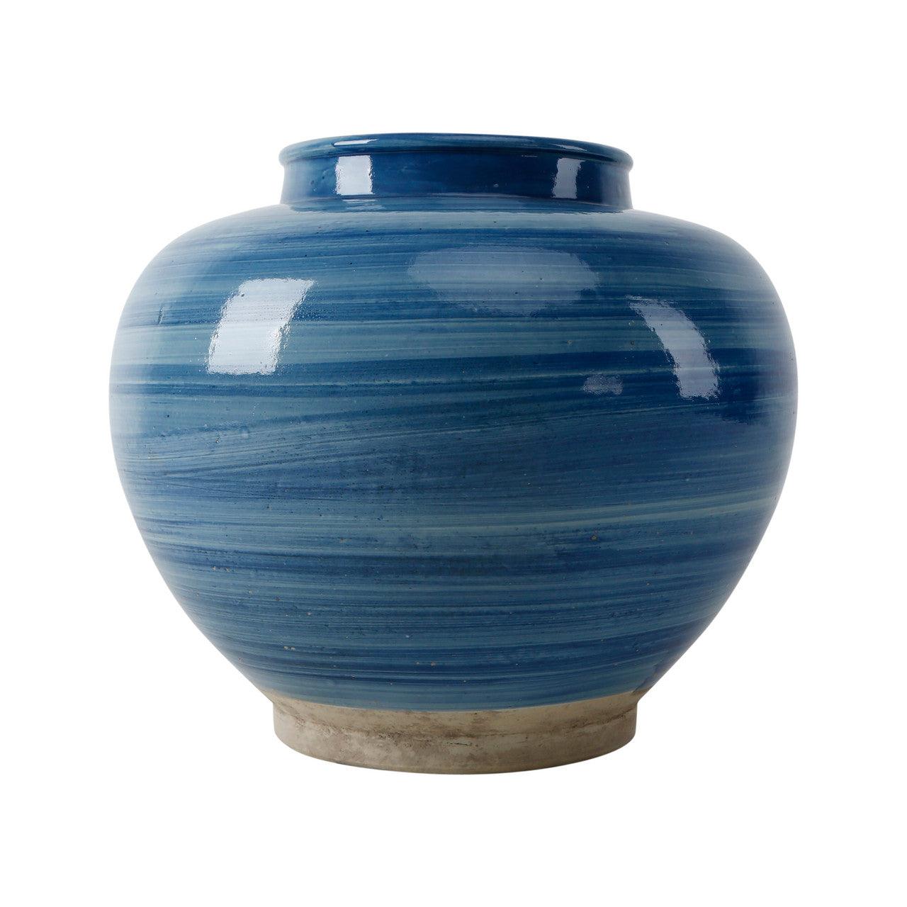 Sky Blue Round Jar - Sea Green Designs