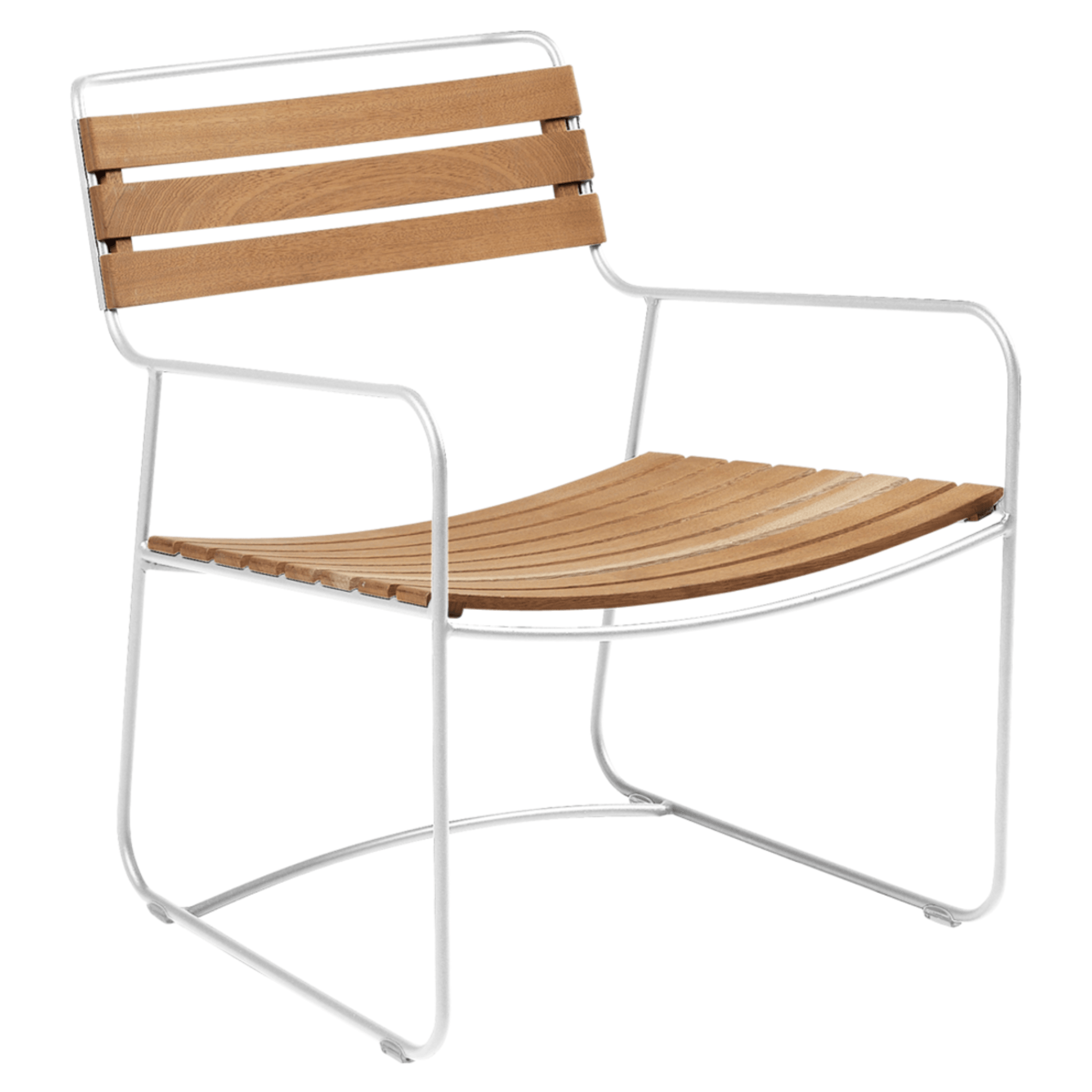 Surprising Teak Low Armchair - Sea Green Designs