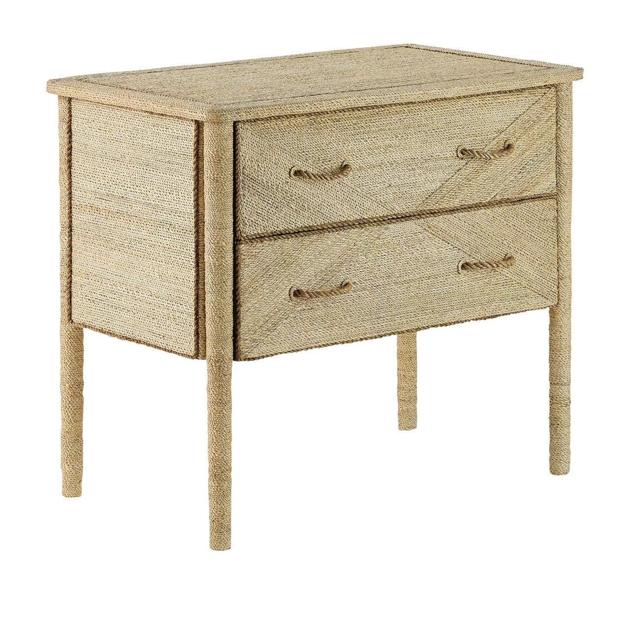 Kaipo Rope Two-Drawer Chest
- Sea Green Designs