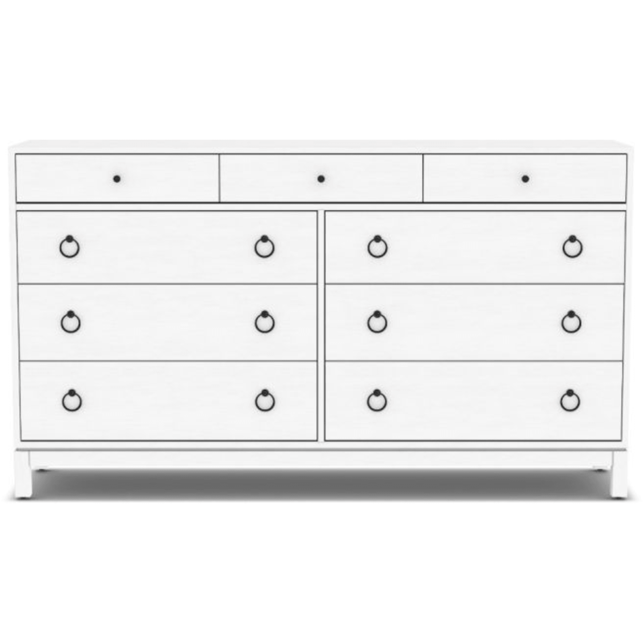 Tomlin Nine Drawer Dresser - Sea Green Designs