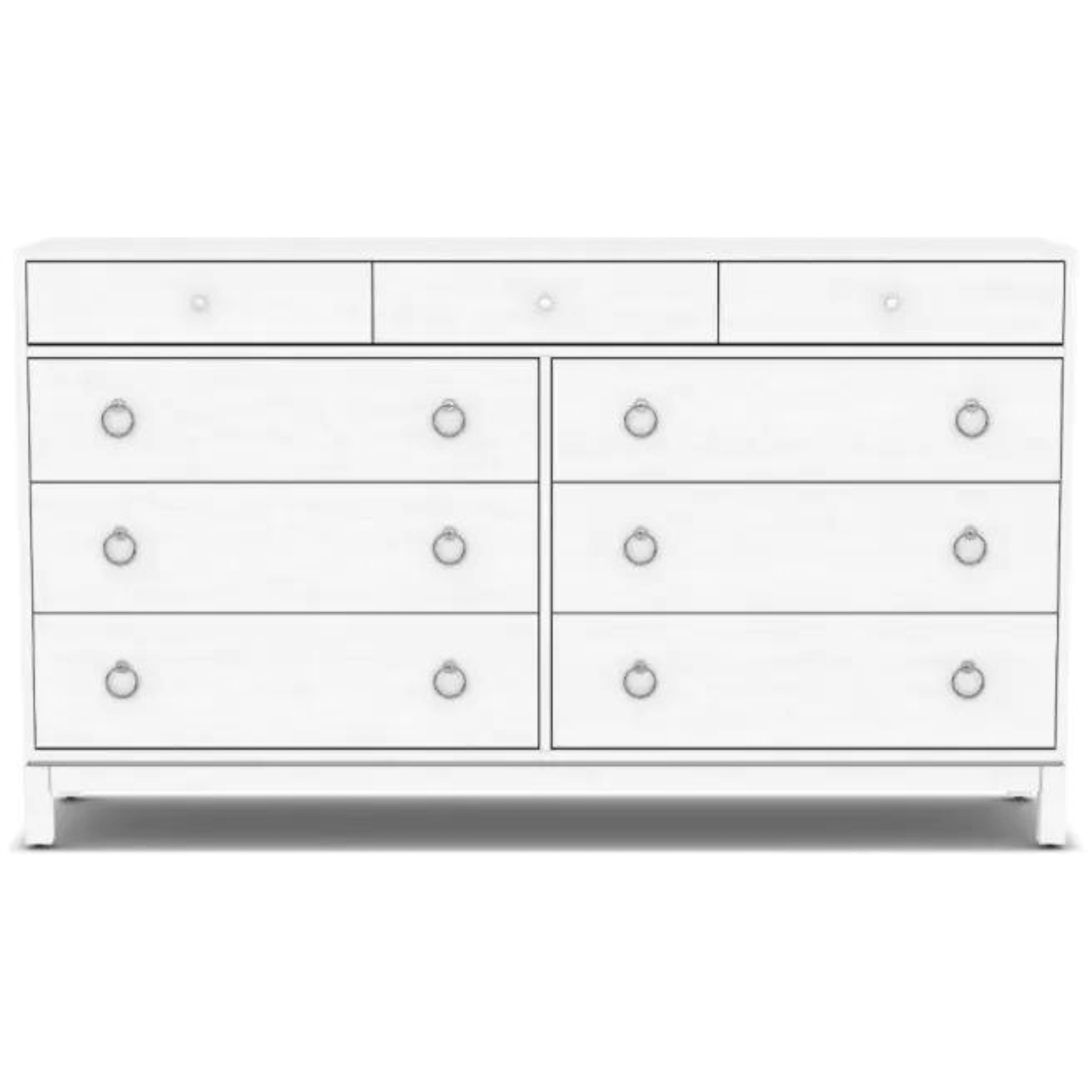 Tomlin Nine Drawer Dresser - Sea Green Designs