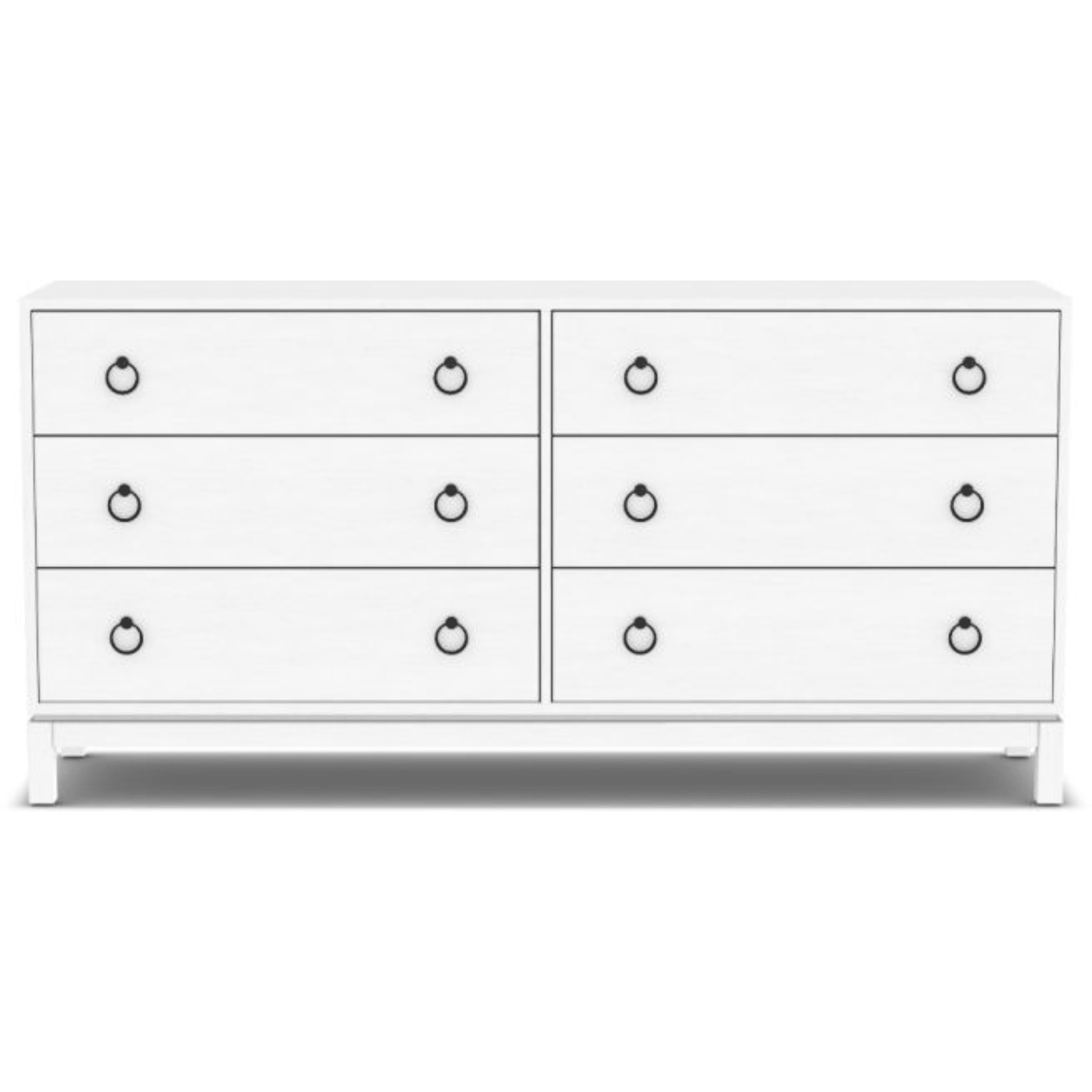 Tomlin Six Drawer Dresser - Sea Green Designs