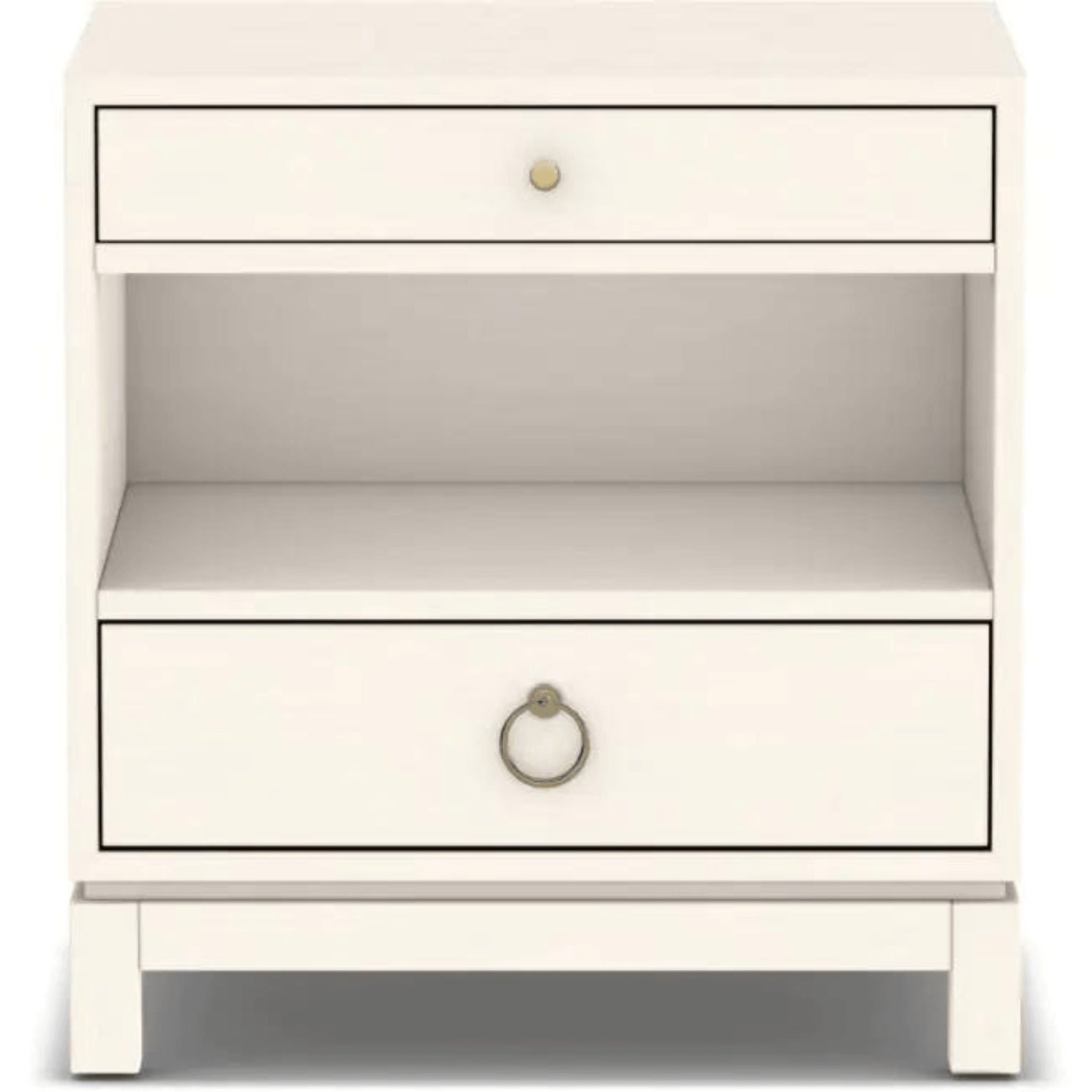 Tomlin Two Drawer Nightstand - Sea Green Designs