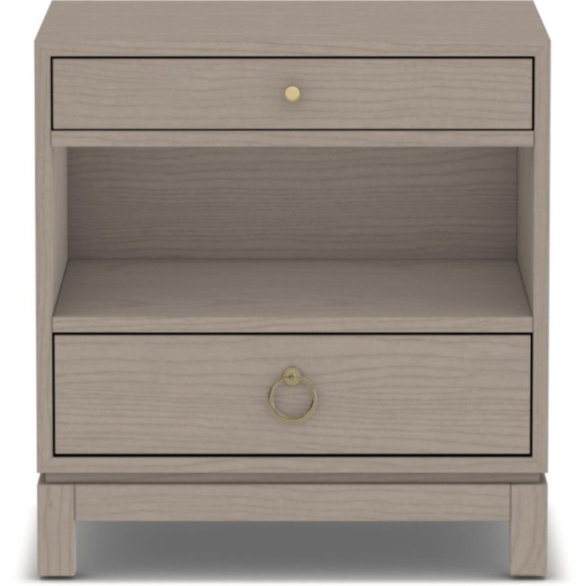 Tomlin Two Drawer Nightstand - Sea Green Designs