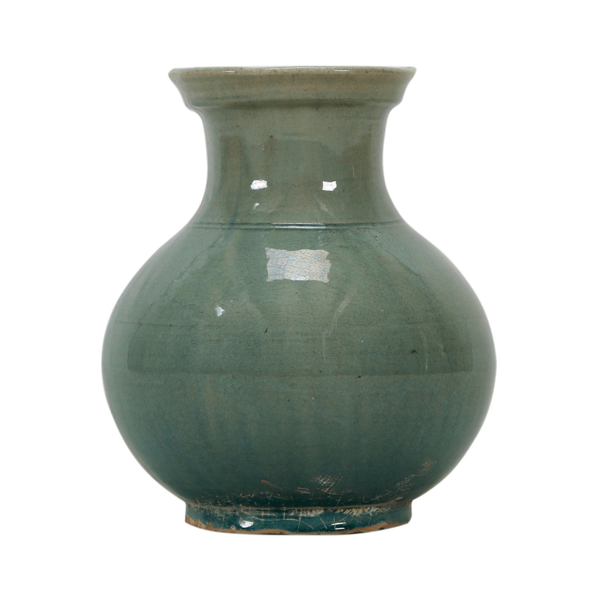 Vintage Green Vase - Sea Green Designs