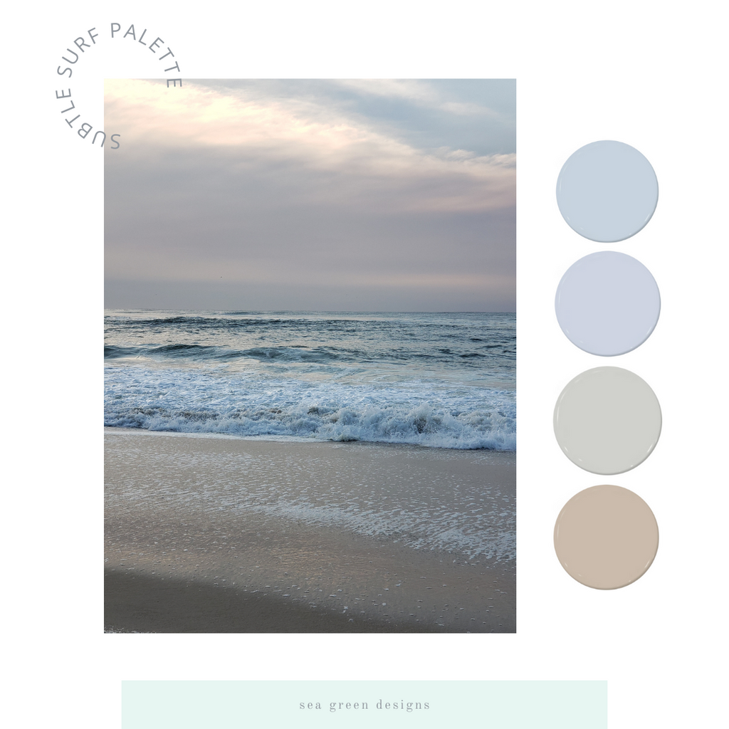 Coastal Color Palettes for Your Home - Sea Green Designs