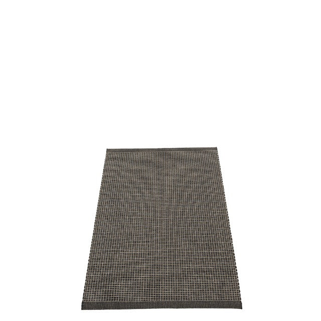 Emm Rug - Black Linen Metallic - Sea Green Designs