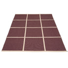 Criss Rug in Burgundy - Sea Green Designs