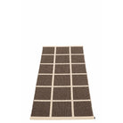 Criss Rug in Dark Brown - Sea Green Designs