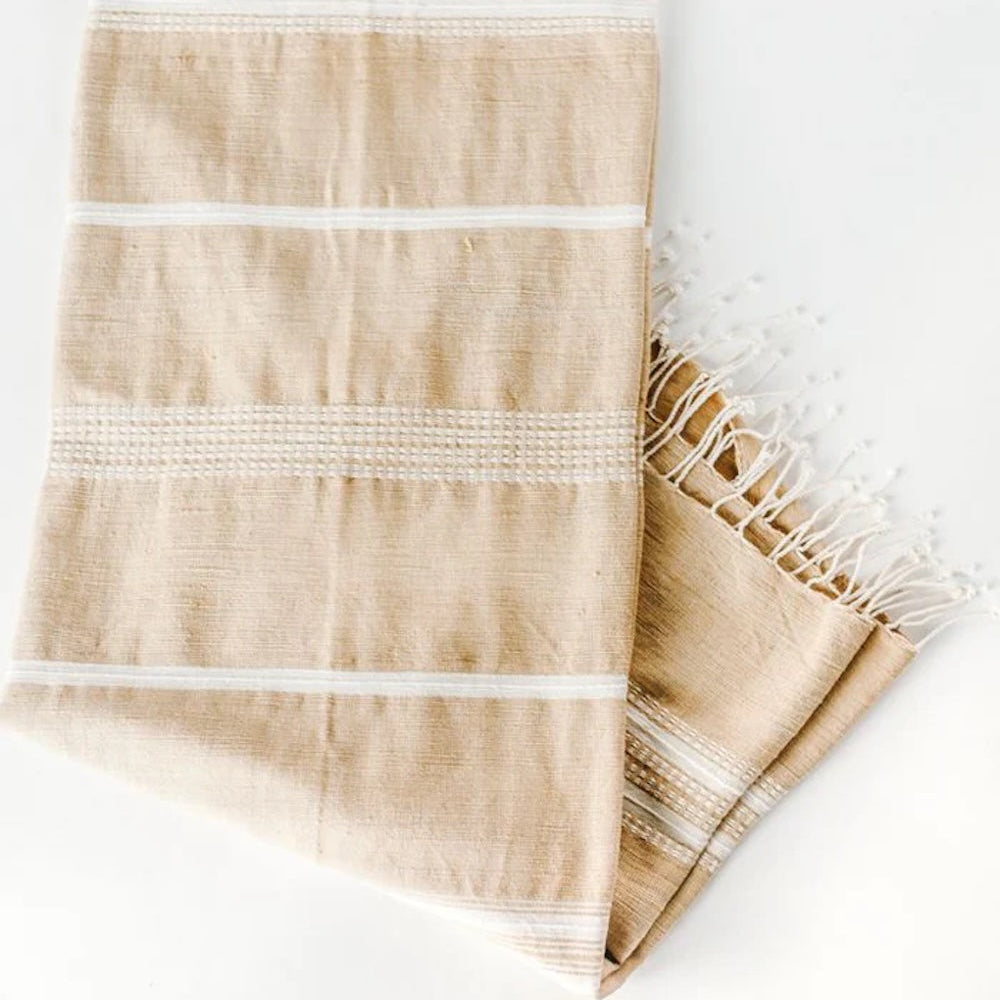 Aden Cotton Bath Towel - Sea Green Designs