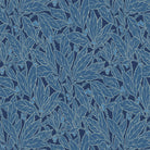 Leaf and Berry Wallpaper - Sea Green Designs