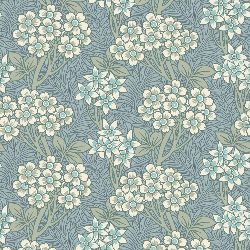 Floral Vine Wallpaper - Sea GReen Designs