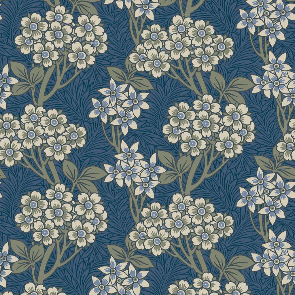 Floral Vine Wallpaper - Sea GReen Designs
