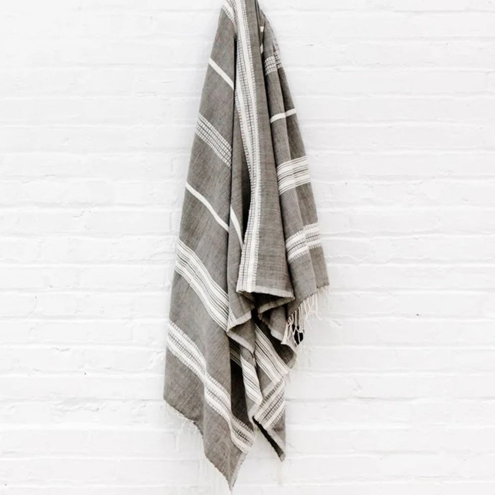 Aden Cotton Bath Towel - Sea Green Designs