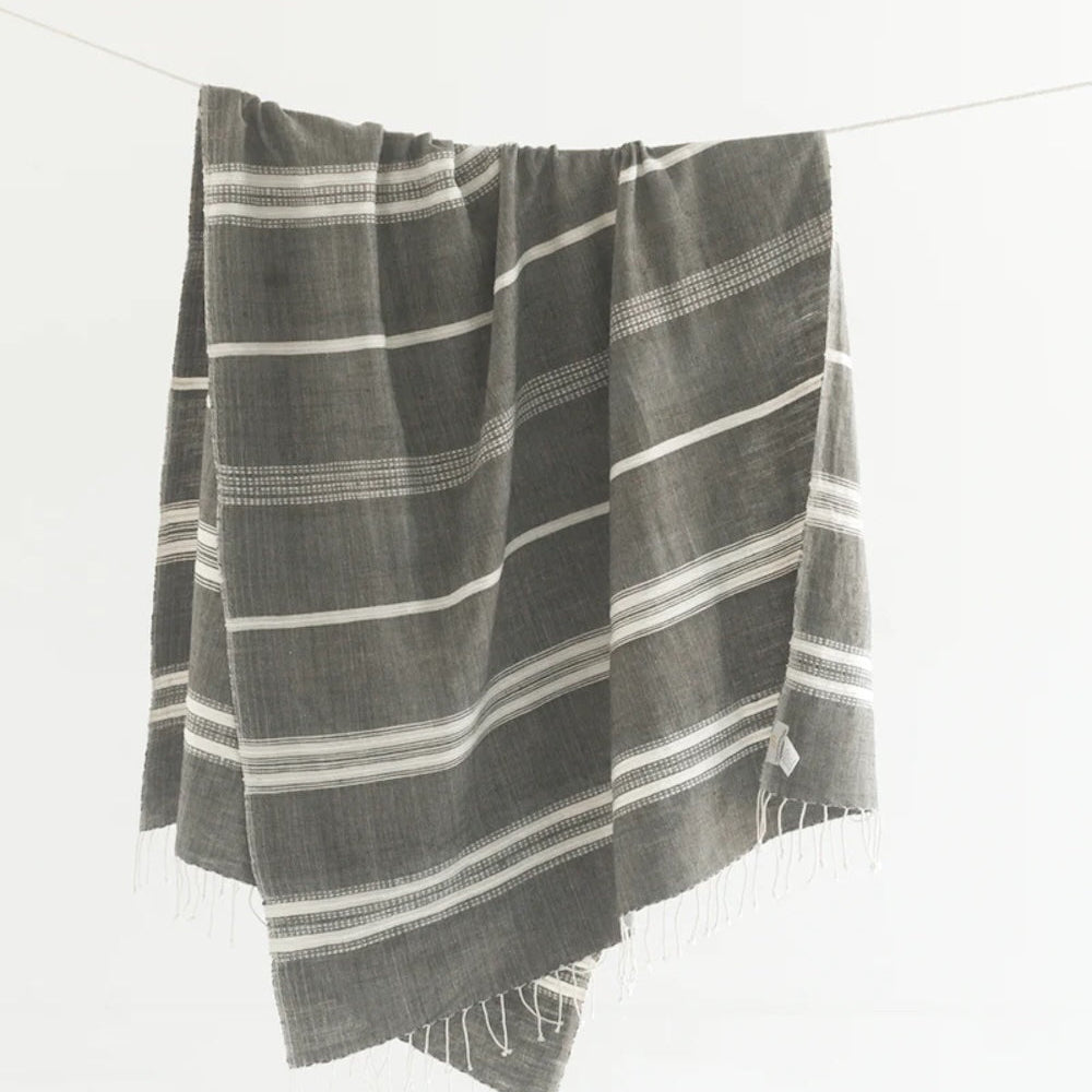 Aden Cotton Bath Towel - Sea Green Designs