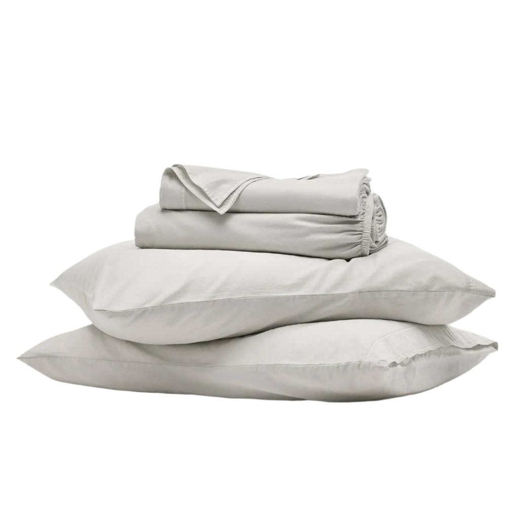 Signature Vintage Washed Sheet Set - Sea Green Designs