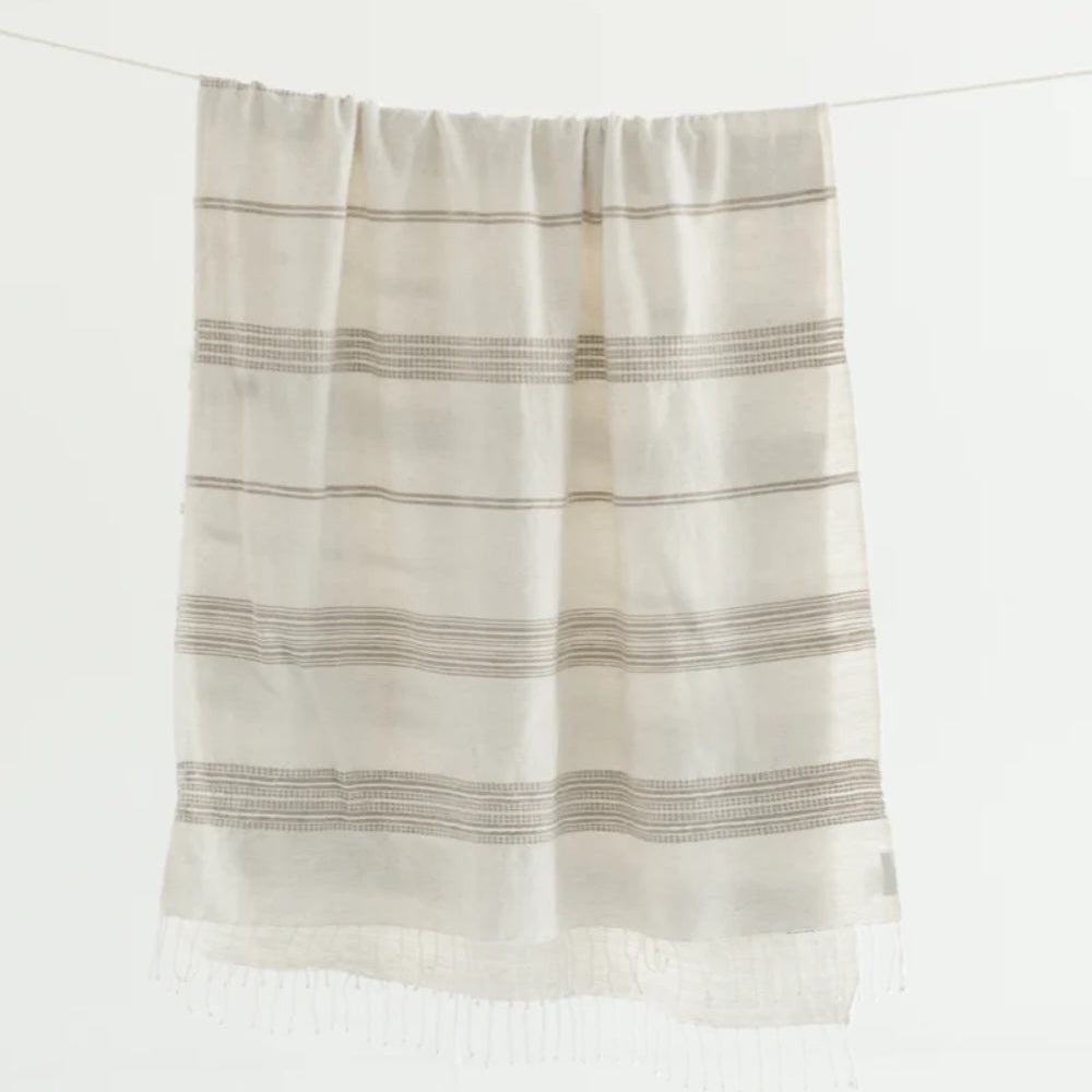 Aden Cotton Bath Towel - Sea Green Designs