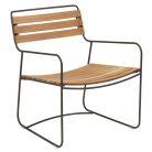 Surprising Teak Low Armchair - Sea Green Designs