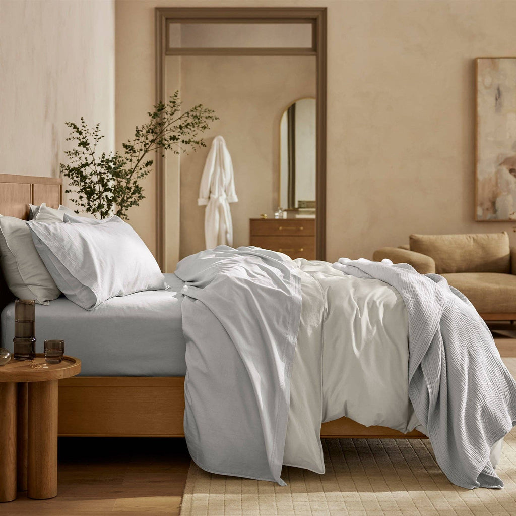 Signature Vintage Washed Sheet Set - Sea Green Designs