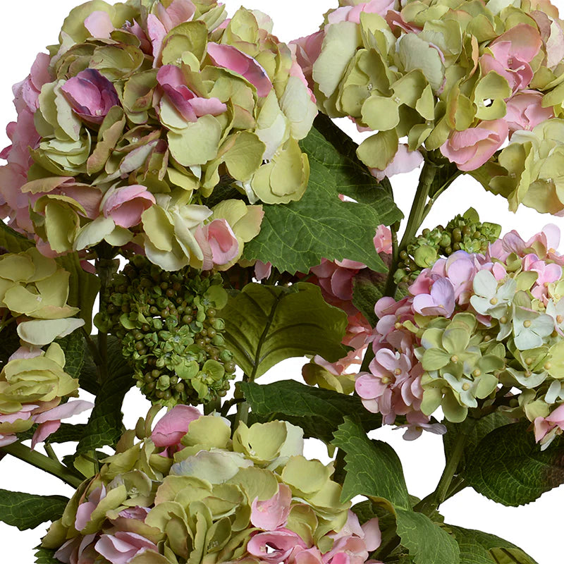 Hydrangea Bush Medium 25"H - Sea Green Designs