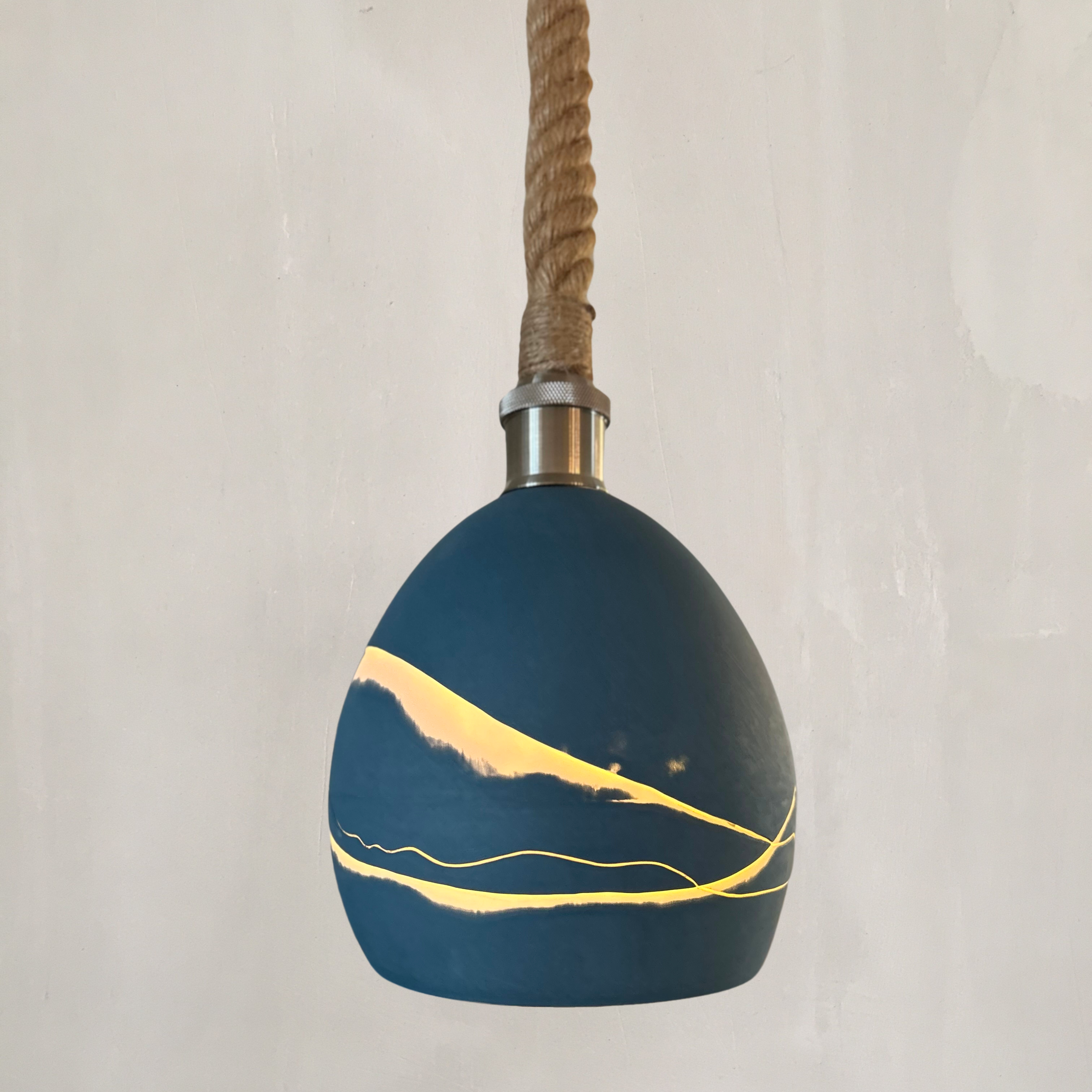 Single Navy Pure Lamp - Sea Green Designs