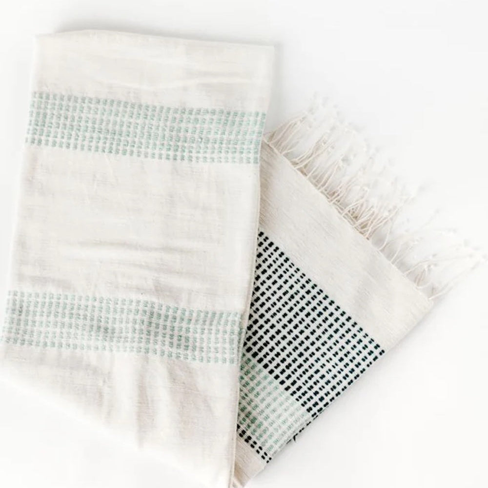 Camden Cotton Bath Towel - Sea Green Designs