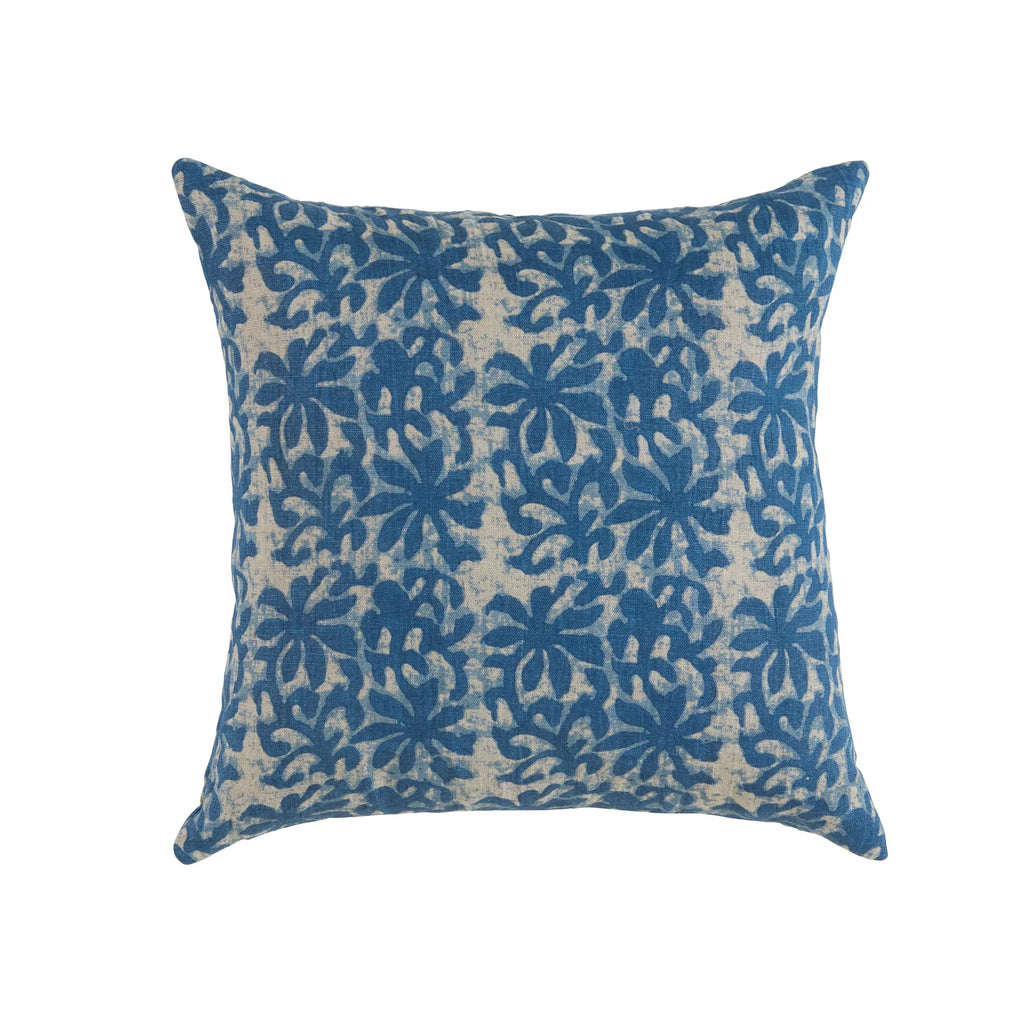 Aisha Blue Pillow - Sea Green Designs