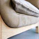 Woodnest - Solid Oak and Leather Cheyenne Armchair – image 15