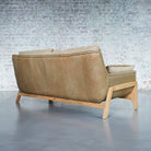 Woodnest - Solid Oak and Leather Cheyenne 2-Seat Sofa – image 6