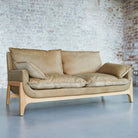 Woodnest - Solid Oak and Leather Cheyenne 2-Seat Sofa – image 8