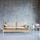 Woodnest - Solid Oak and Leather Cheyenne 2-Seat Sofa – image 15
