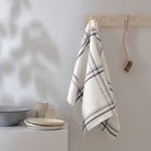 Kitchen Towel in Ocean Check - Sea Green Designs