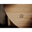 Fraya Round White Oak Side Table - Live from Detroit