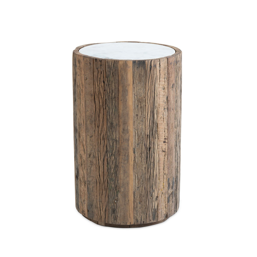 Eli Wood Side Table - Sea Green Designs