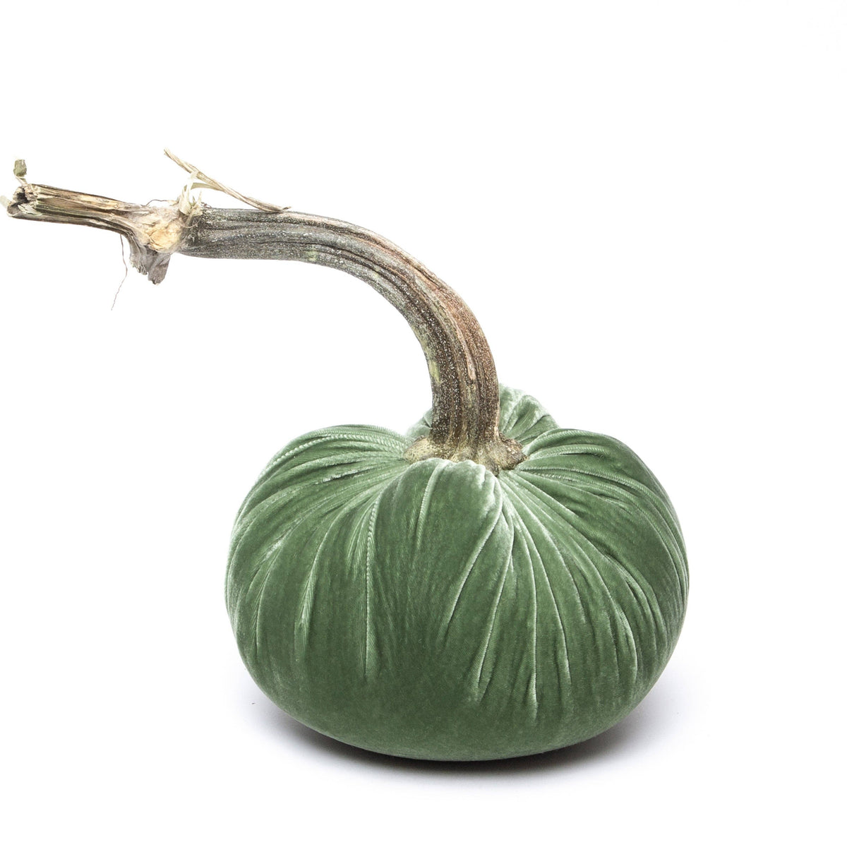 Sage Silk Velvet Pumpkin - Sea Green Designs