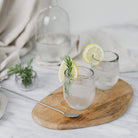 Pebbled Spirits Glasses, Set of 4 - Sea GReen Designs