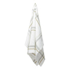 Kitchen Towel in Earth Check - Sea Green Designs