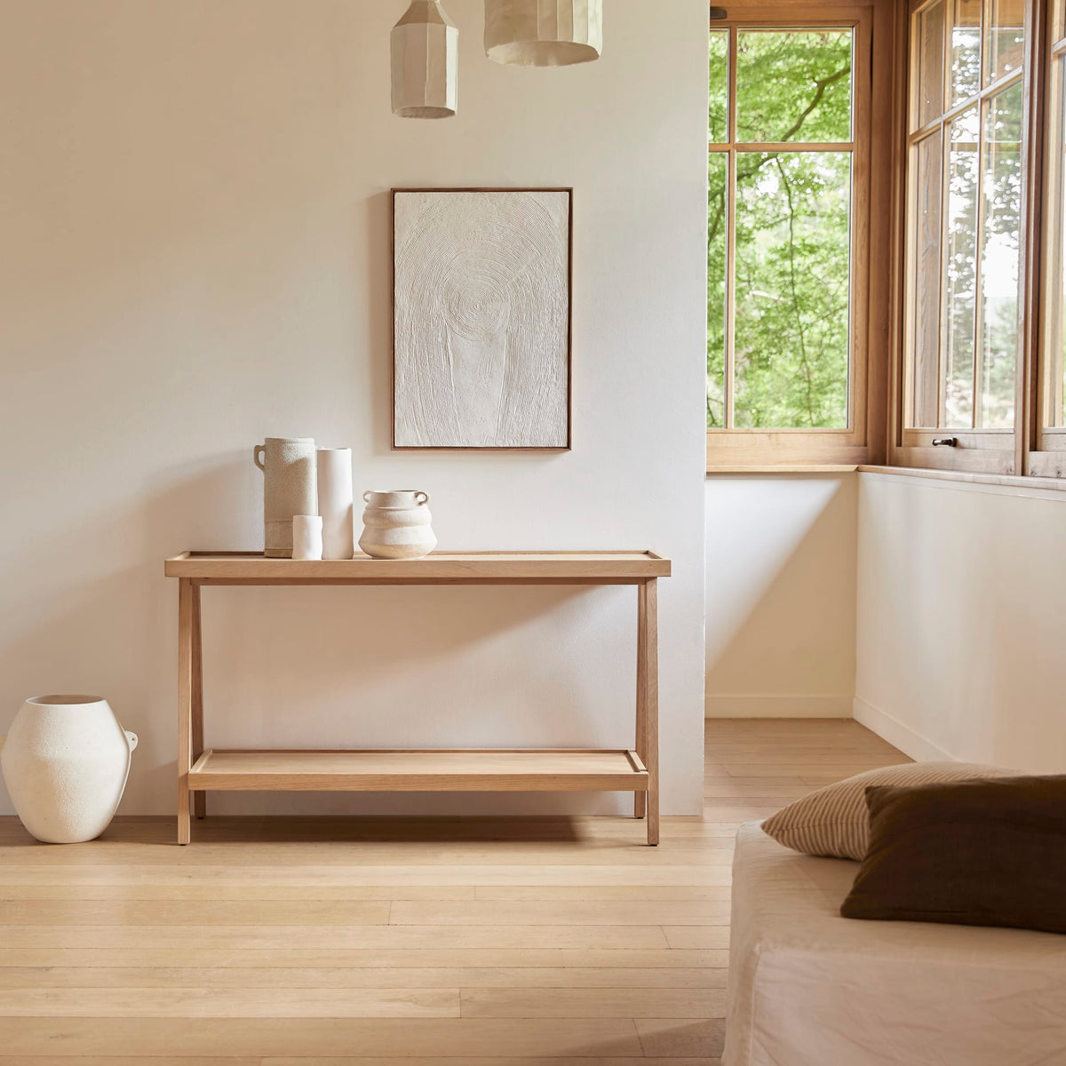 Pola - Solid Oak Console Table