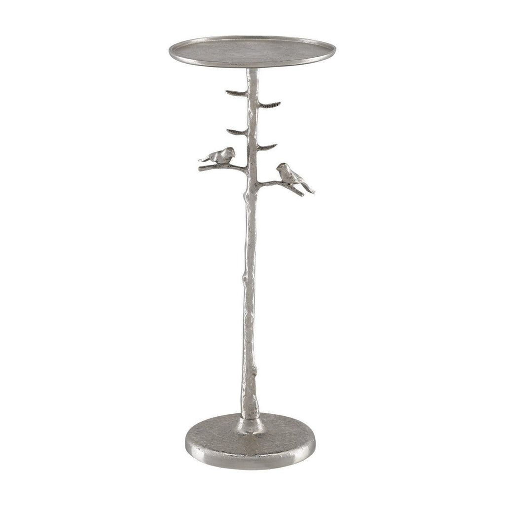 Piaf Silver Drinks Table - Sea Green Designs