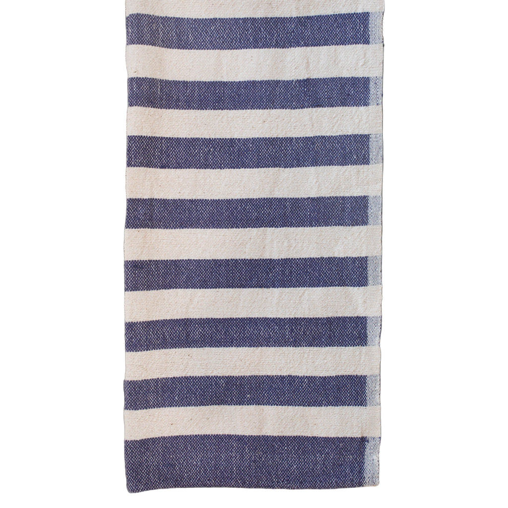 Indigo Stripe Hand Towel - Sea Green Designs