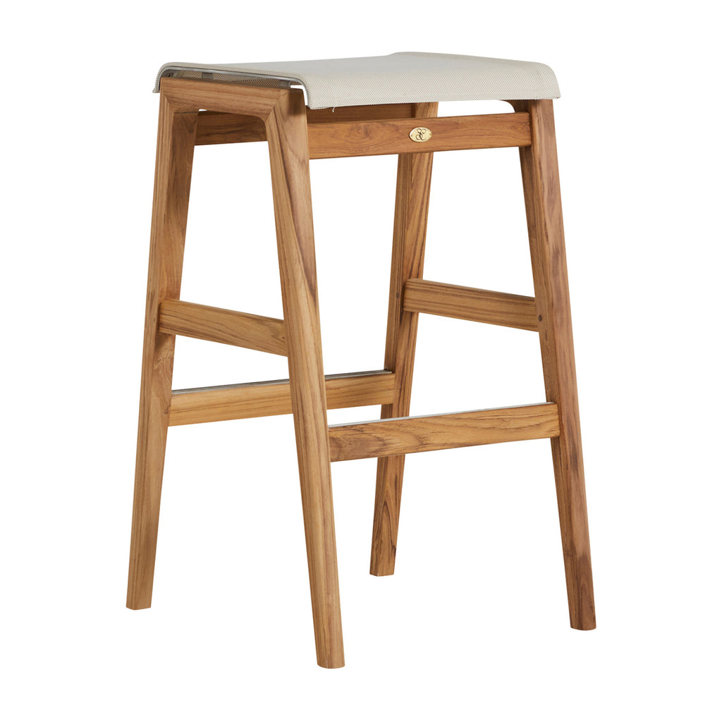 Coast Teak 30" Backless Bar Stool - Sea Green Designs