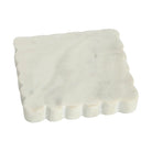 Scalloped Marble Square Trivet - Sea Green Designs