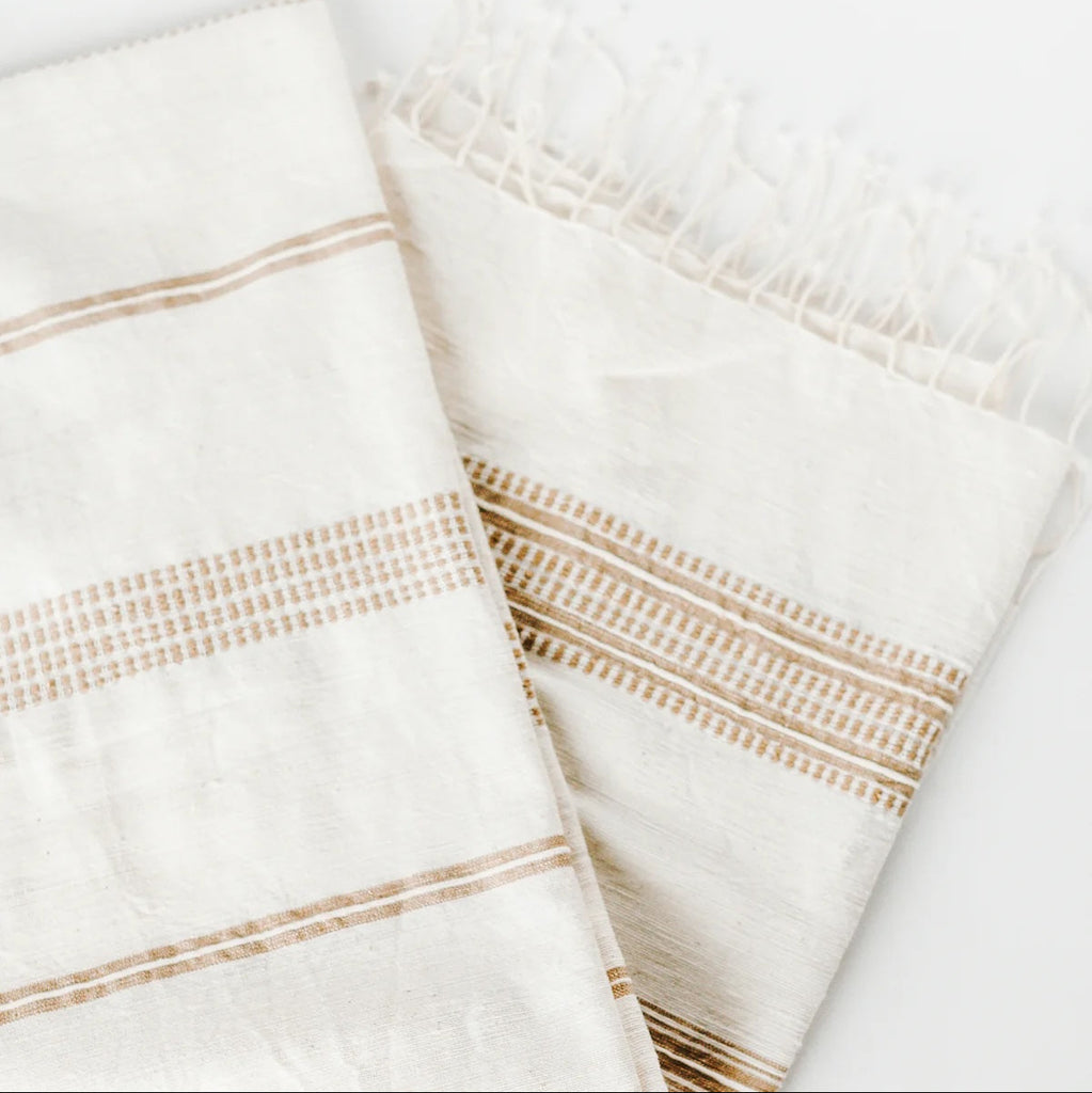 Aden Cotton Bath Towel - Sea Green Designs