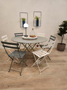 Metal Bistro Chair, Set of 2 - Sea Green Designs