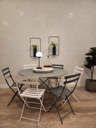Metal Bistro Chair, Set of 2 - Sea Green Designs