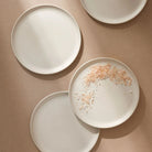 Tunisian Side Plate in Matte White, Set of 4 - Sea Green Designs